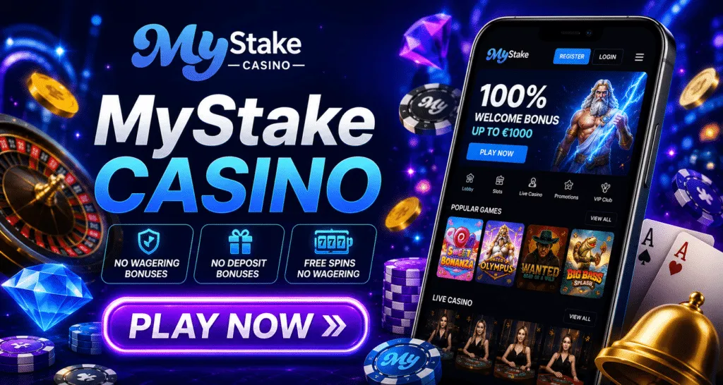 MyStake Casino App Screenshot